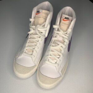 Nike Blazer Mid 77 Vintage Voltage Purple Sneakers Shoes High Top Retro Size 12